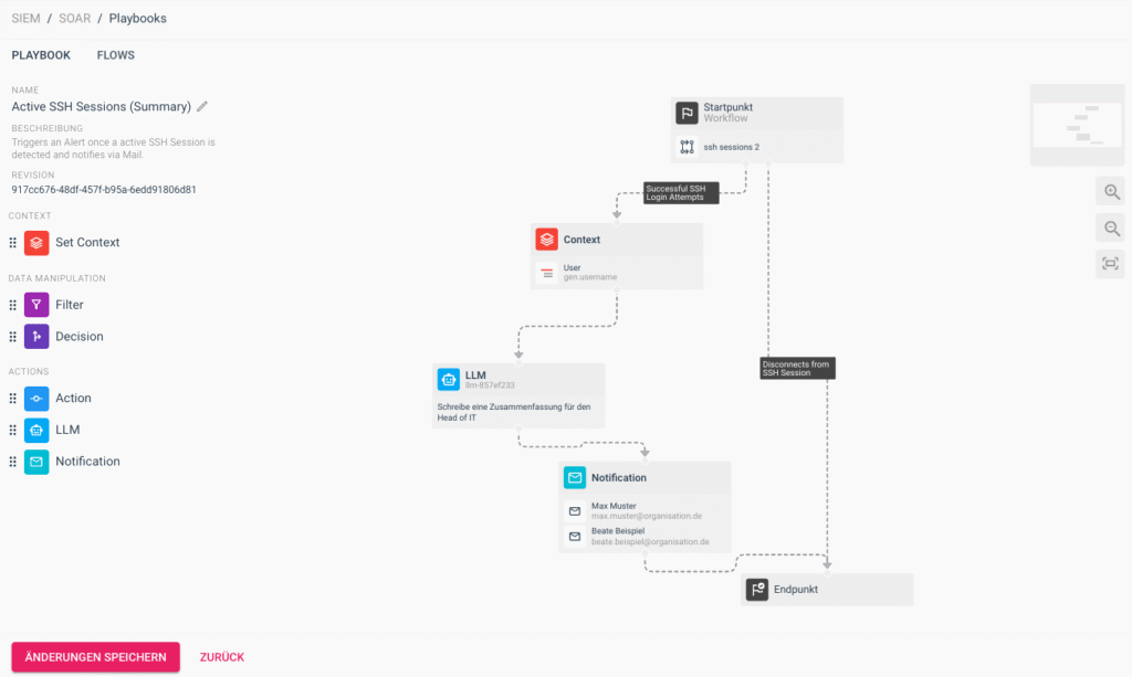 Enginsight SIEM – Automatisierte Security Orchestration (SOAR) mit Playbooks