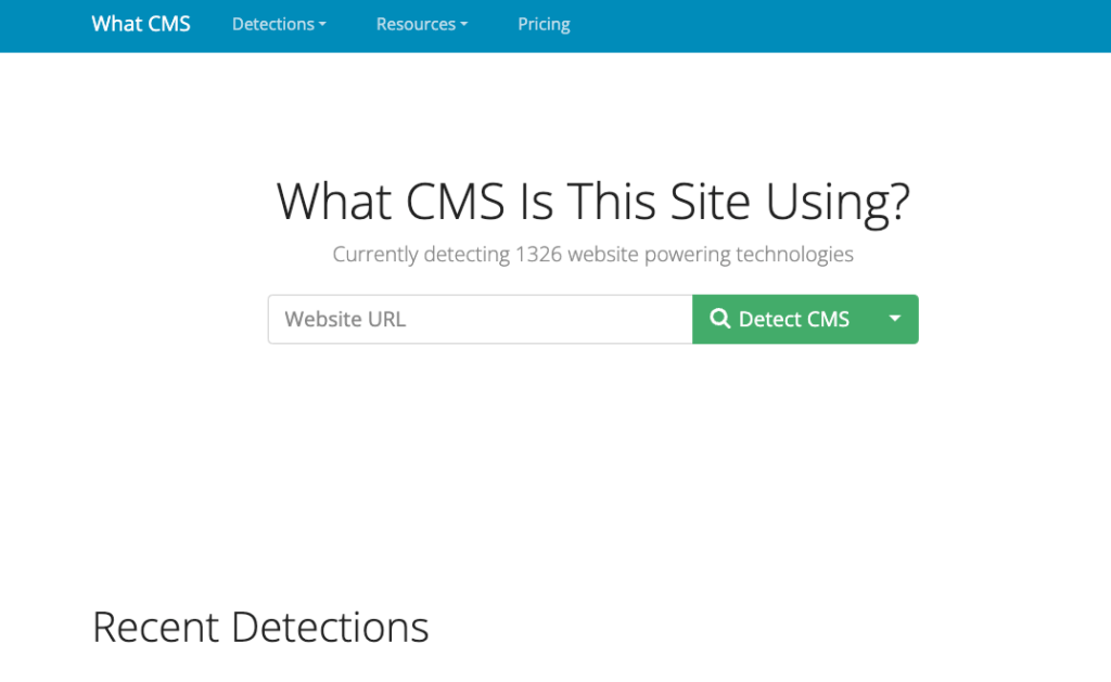 Welches CMS nutzt die Website?